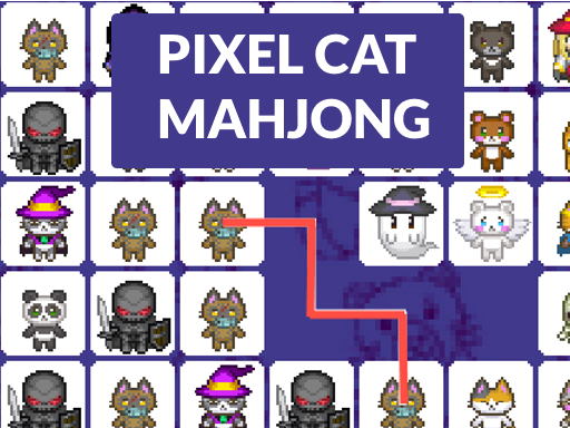 Piksel Kedi Mahjong'u