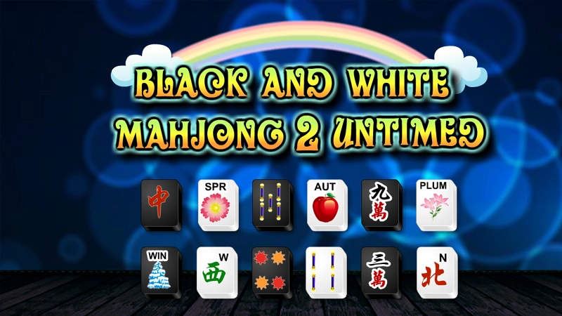 Siyah (*2*) Beyaz Mahjong 2 Zamansız